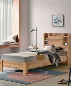 Carnation Smart Single Bed with Storage Headboard ...