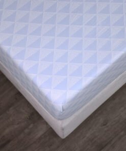 Malta Pixel Printed Cotton Queen Fitted Sheet - 15...