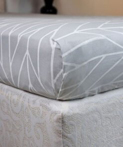 Malta Centrum Printed Cotton Twin Flat Sheet - 170...