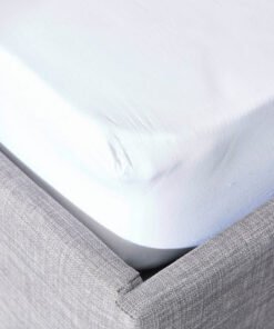 Ballina Solid Cotton Super King Fitted Sheet - 200...
