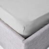 Ballina Solid Cotton King Fitted Sheet - 180x200+3...