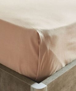 Ballina Solid Cotton Twin Flat Sheet - 170x260 cm