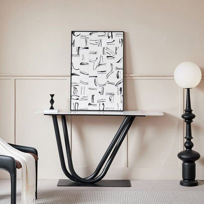 Hopper Sintered Stone Console Table