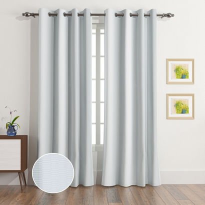 Dolorez Otus 2-Piece Jacquard Curtain Set - 135x24...