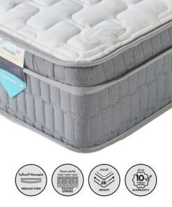 SleepLuxe iPostura High Resilience Visco Memory Fo...