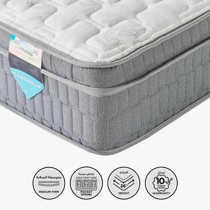 SleepLuxe iPostura High Resilience Visco Memory Fo...