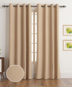 Uni 4-Piece Blackout Curtain Set - 140x300 cm