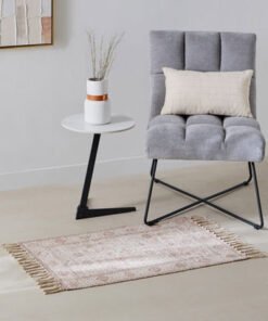 Glimmer Juana Handmade Printed Dhurrie - 60x90 cm