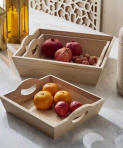 Paulownia 3-Piece Wooden Box Set