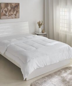 Axis Solid Microfiber Double Comforter - 200x230 c...