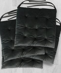 Ultima 4-piece Velvet Chair Pad - 40x40x3 cm