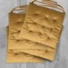 Ultima 4-piece Velvet Chair Pad - 40x40x3 cm
