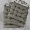 Ultima 4-piece Velvet Chair Pad - 40x40x3 cm