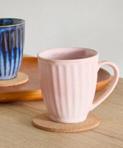 Donna Stoneware Ribbed Mug - 300 ml