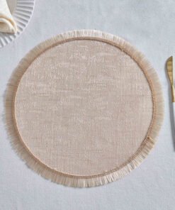Jane Placemat with Fringe - 38 cm