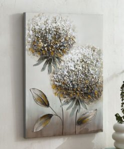 Nairobi Flowers Acrylic Hand-Painted Wall Art - 50...