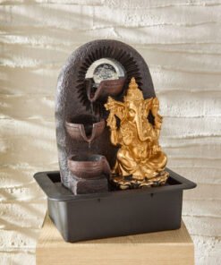 Belen Ganesha Fountain with Rolling Ball and LED L...