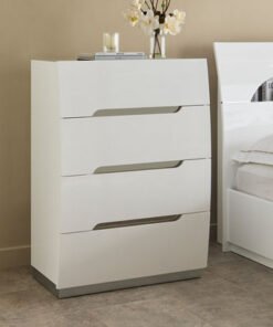 Dixon High Gloss Chest of 4-Drawers