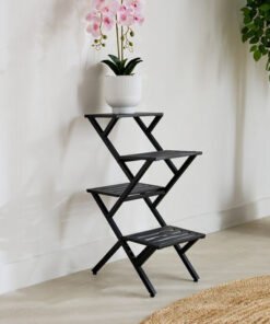 Vista Modern Metal 4-Tier Planter Stand - 37.5x25....