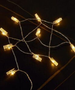 Luna 10 LED Warm White Photo Clip String Light