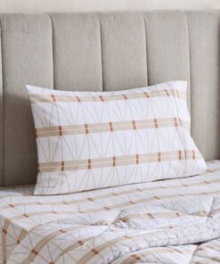 Malta Lattice 2-Piece Printed Cotton Single Comfor...