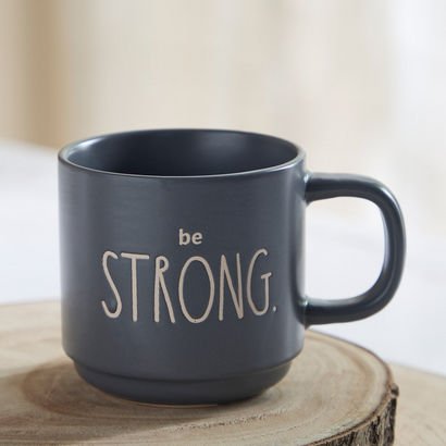 Malden Stoneware Be Strong Mug - 408 ml