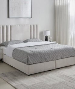 Curvy Galaxy King Upholstered Bed - 180x200 cm