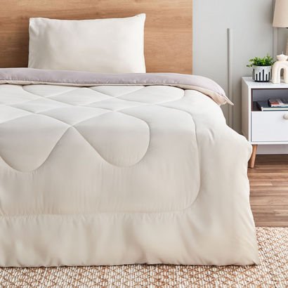 Derby 2-Piece Reversible Microfiber Single Comfort...