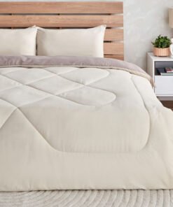 Derby 3-Piece Reversible Microfiber Queen Comforte...