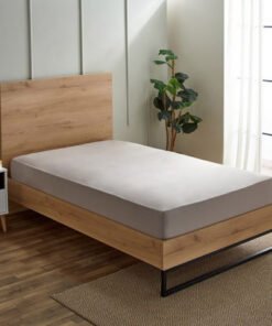 Derby Solid Microfiber Single Fitted Sheet - 90x19...