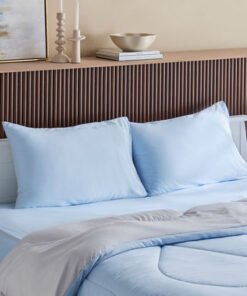 Derby 3-Piece Reversible Microfiber Queen Comforte...