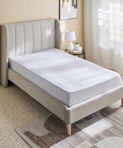 Derby Solid Microfiber Single Fitted Sheet - 90x19...
