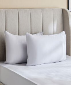 Derby 2-Piece Solid Microfiber Pillowcase Set - 45...