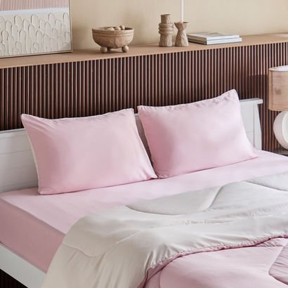 Derby 3-Piece Reversible Microfiber Queen Comforte...