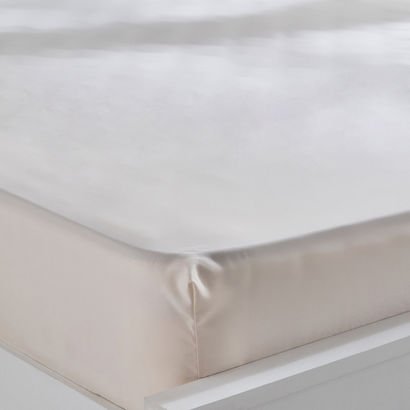 Derby Solid Microfiber Queen Fitted Sheet - 150x20...