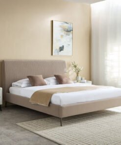 Naples Rivoli Upholstered Queen Bed  - 160x200 cm