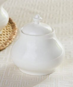 Crimsson Porcelain Sugar Pot - 350 ml