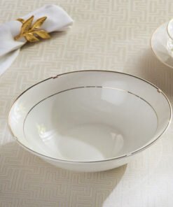 Rib Porcelain Cereal Bowl - 15 cm