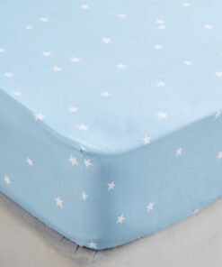 Nora Starlight Microfibre Single Fitted Sheet - 90...