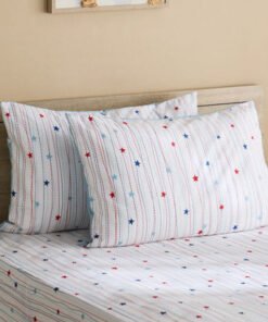 Nora 2-Piece Starlight Microfibre Pillow Cover Set...