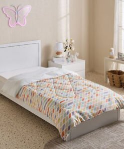 Nora Prism Microfibre Single Comforter - 135x220 c...