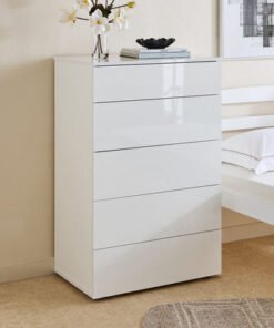 Liberty High Gloss Chest of 5-Drawers