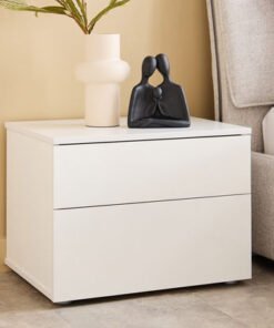 Liberty 2-Drawers High Gloss Nightstand
