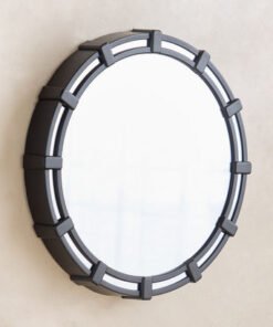 Saratoga Glory Circular Ribbed Mirror - 40.6x4.9 c...