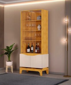 Nemo 4-Door Glass Curio Cabinet