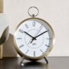 Saratoga Willa Table Clock with Alarm - 17.5x6.9x2...