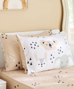 Joy 2-Piece Slumber Safari Microfibre Pillow Cover...