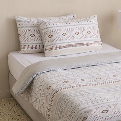 Madison Luton 3-Piece Printed Cotton Twin Duvet Co...