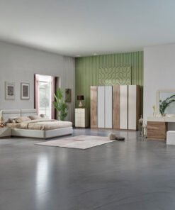 Leona 6-Piece King Bedroom Set - 180x200 cm