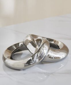 Sansa Duke Ceramic Knot Accent Table Decor - 23.5x...